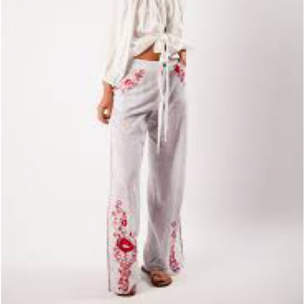 Z&L l cover up striped embroidered bottom - Picture 2 of 8
